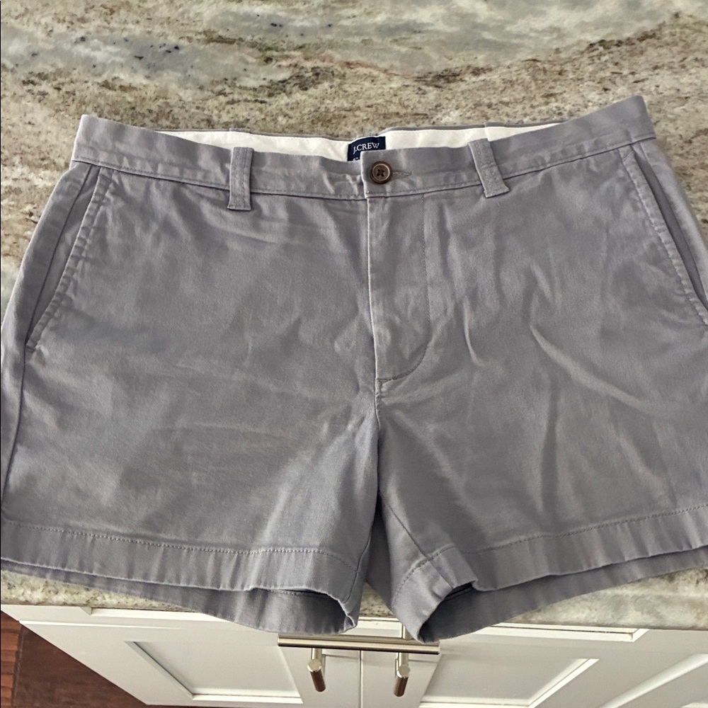 JCREWLight Gray Men's Flat Front Shorts